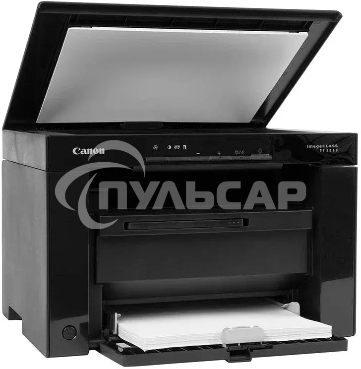 МФУ лазерное Canon imageCLASS MF3010 (5252B007/5252B008/5252B011), A4, ч/б, печ. 18 стр/мин., 1200 x 600 dpi (печать) 600x600dpi (сканер), USB 2.0