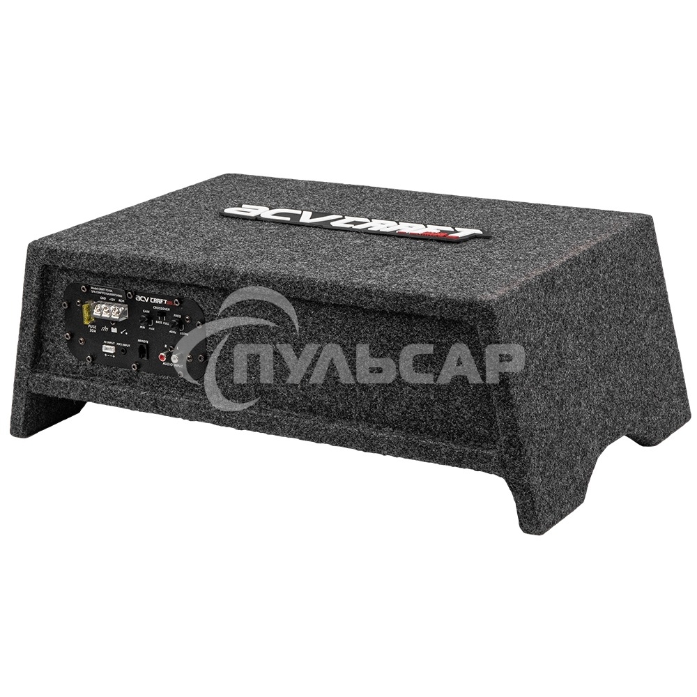 Сабвуфер ACV CRAFT FS10A активный/корпусной плоский/1800Вт/25см/SPL-108дБ/темно-серый