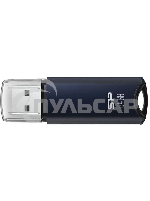 Флешка USB R/W 64 Gb Silicon Power Marvel M02, USB 3.2, синий