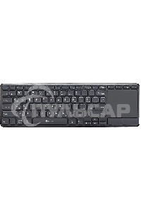 Клавиатура беспроводная Oklick K614W черный USB slim Multimedia Touch (1979327)