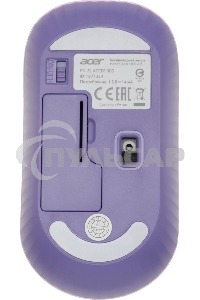 Комплект клавиатура + мышь Acer OCC205 беспроводной USB, 1200 dpi, фиолетовый