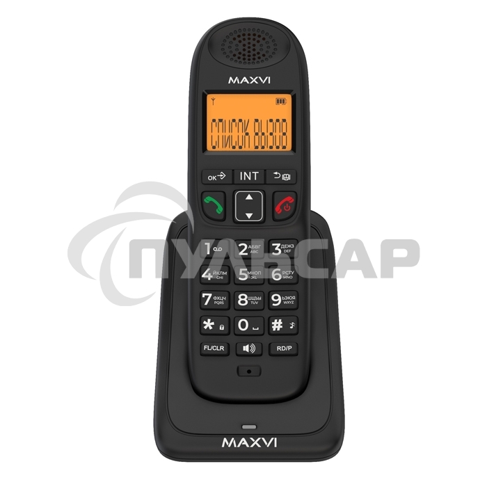 Радиотелефон Dect Maxvi AM-01 черный