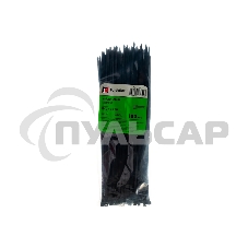 Нейлоновые стяжки FORTISFLEX КСС 4х250 мм черный 100 штук 49412