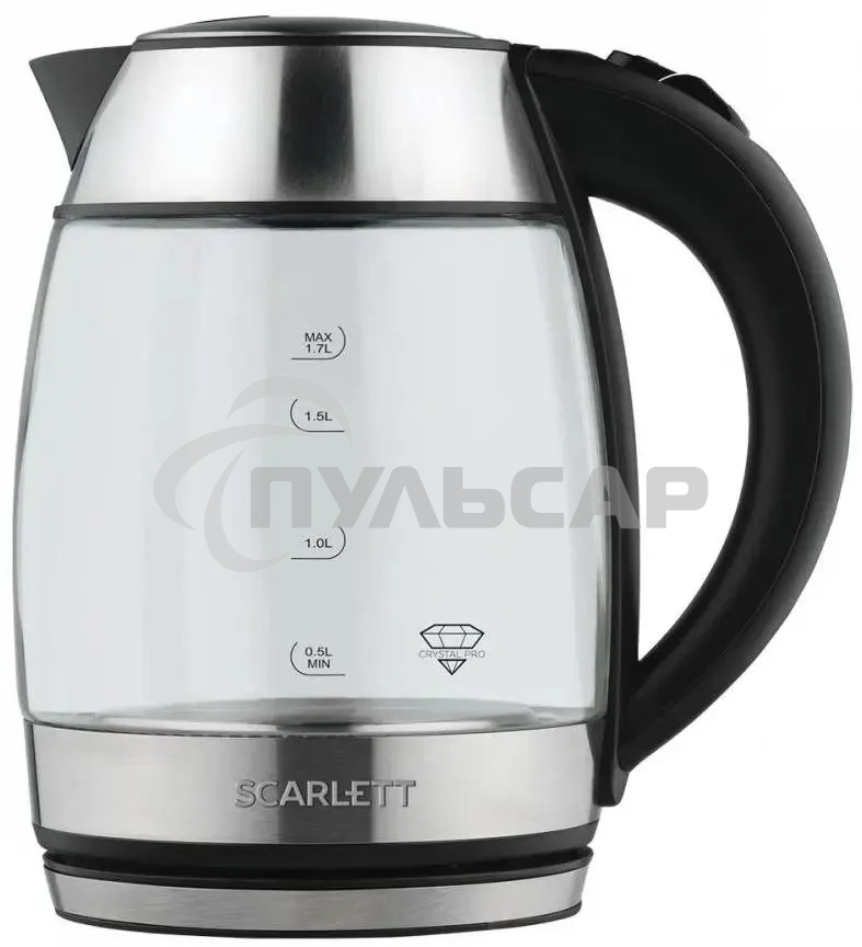 Чайник электрический Scarlett SC-EK27G94 нержавеющая сталь