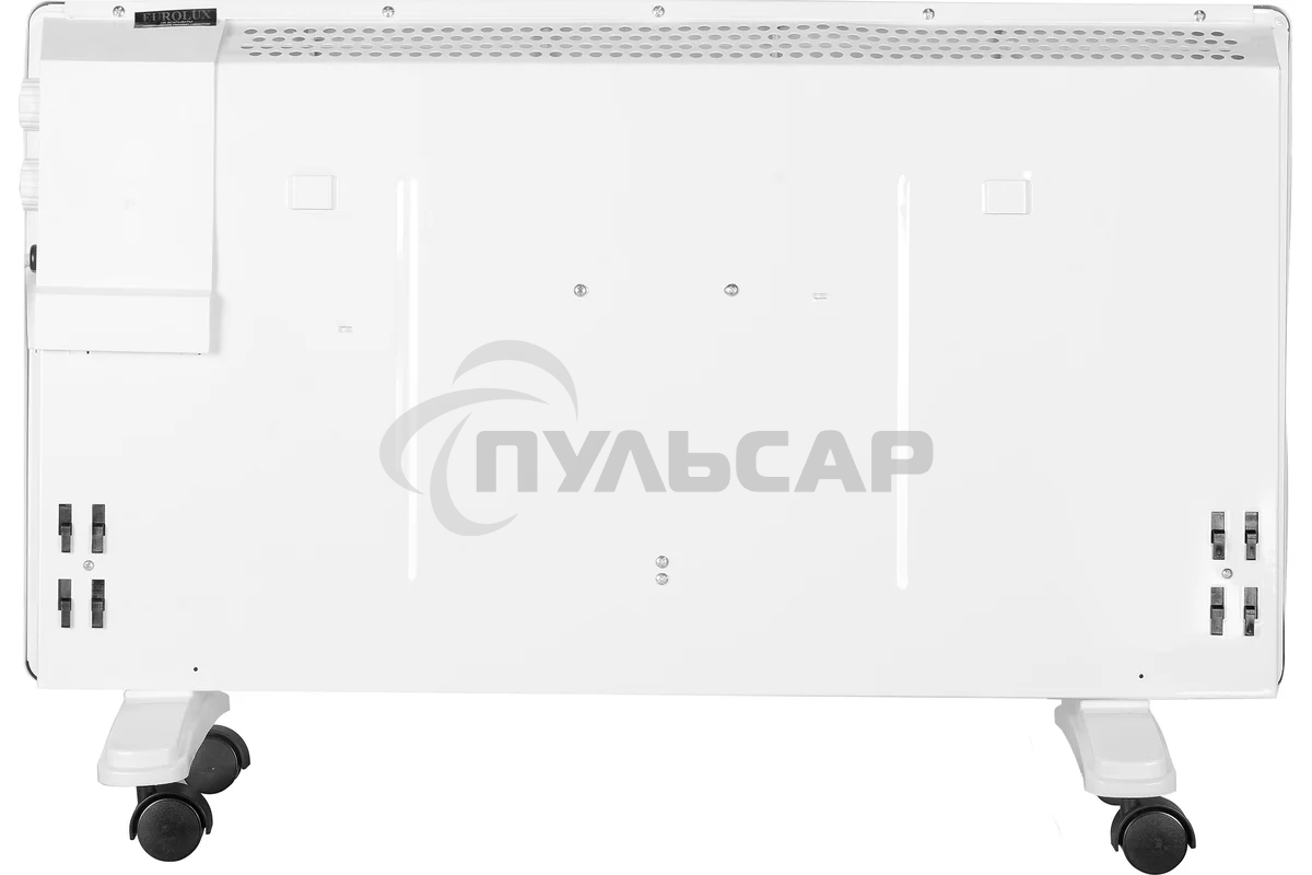 Конвектор EUROLUX ОК-EU-2500, белый, 2500 Вт, 30 м2, термостат