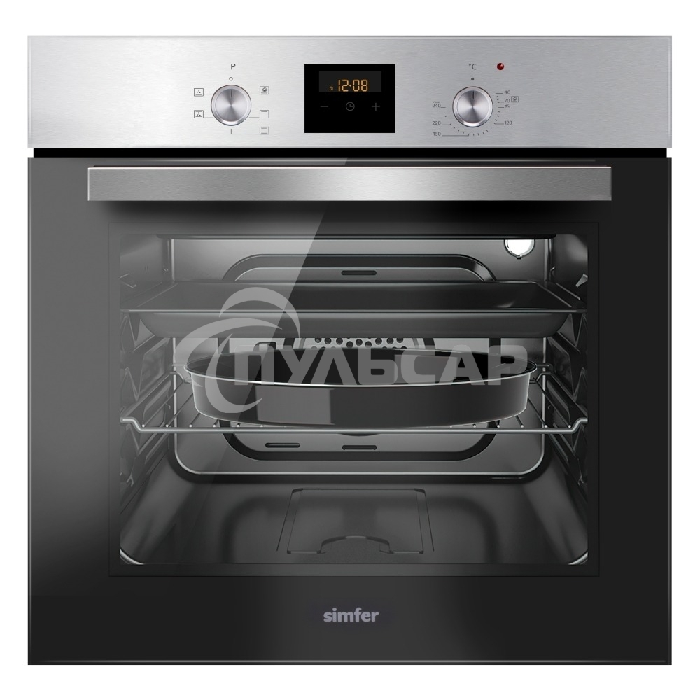 Электрический духовой шкаф Simfer B6EM56016 нержавеющая сталь