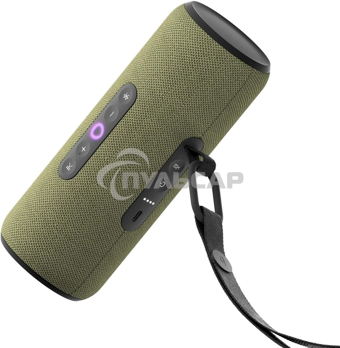 Умная колонка Yandex Стрит Алиса зеленый 30W 2.0 BT/Wi-Fi 10м 3300mAh (YNDX-00030GRN)