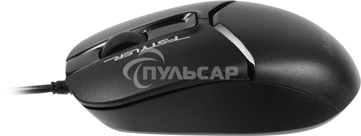 Мышь проводная A4Tech Fstyler FM12S черный, 1200 dpi, USB, кнопки - 3