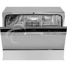 Посудомоечная машина Weissgauff TDW 4017 DS, серебристый/черный, 55 см, 6 компл., 49 дБ, класс A+