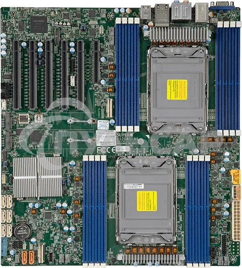 Материнская плата SuperMicro X12DAI-N6, LGA 4189, Intel C621A, 16xDDR4, 8xSATA, 2xM.2, 5xPCI-E 4.0 x16, 1xPCI-E 4.0 x8, 1xVGA, 2x 1Gb LAN, 4xUSB-A 3.2 Gen 1, 1xUSB-A 3.2 Gen 2, E-ATX