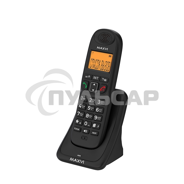 Радиотелефон Dect Maxvi AM-01 черный