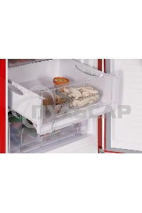 Холодильник Nordfrost NRB 161NF R красный двухкамерный 170/105 л морозилка снизу