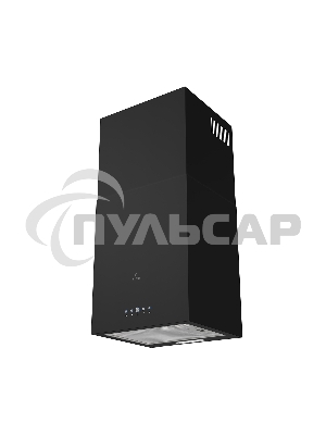 Вытяжка островная LEX Mono 400 черная, 40 см, 850 куб. м/ч, 50 дБ