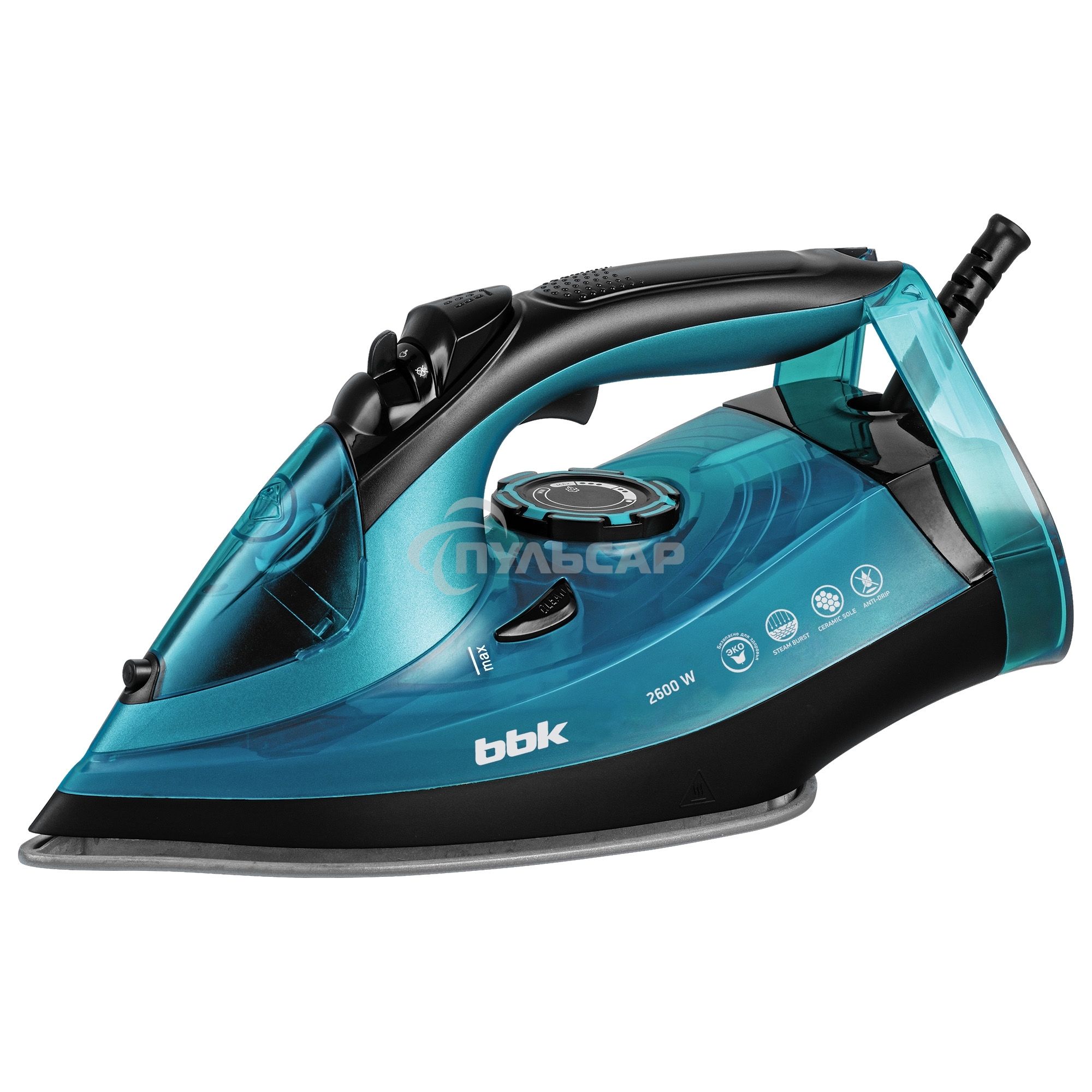 Утюг BBK ISE-2600 бирюзовый