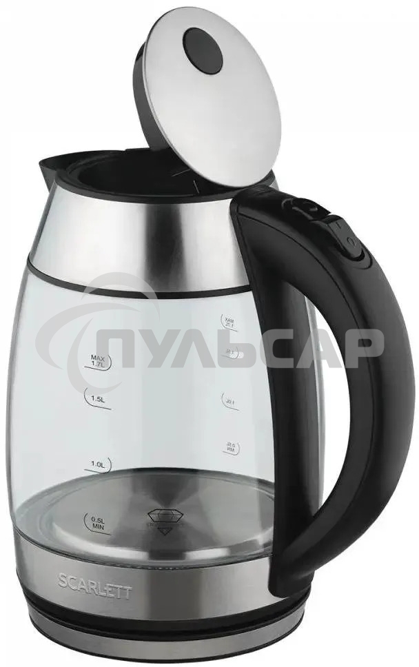 Чайник электрический Scarlett SC-EK27G94 нержавеющая сталь