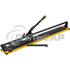 Плиткорез рельсовый 1200х16мм, каретка на подш., стальная станина, усил. рукоятка-пенал Denzel