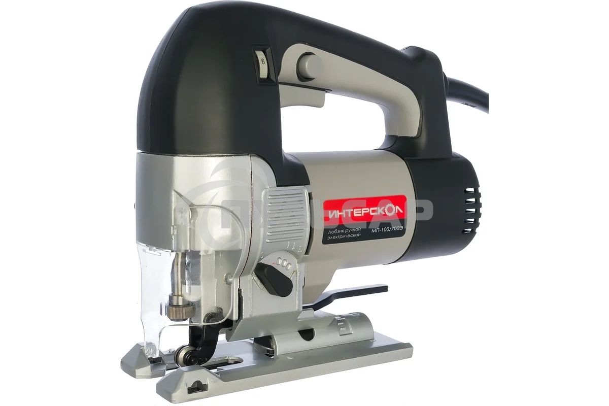 Лобзик ИНТЕРСКОЛ МП-100/700Э, 700Вт,3000о/м,ход 26мм,3 кг 15.1.1.11