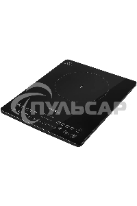 Плита Индукционная Hyundai HYC-0110 черный/серебристый закаленное стекло (настольная)