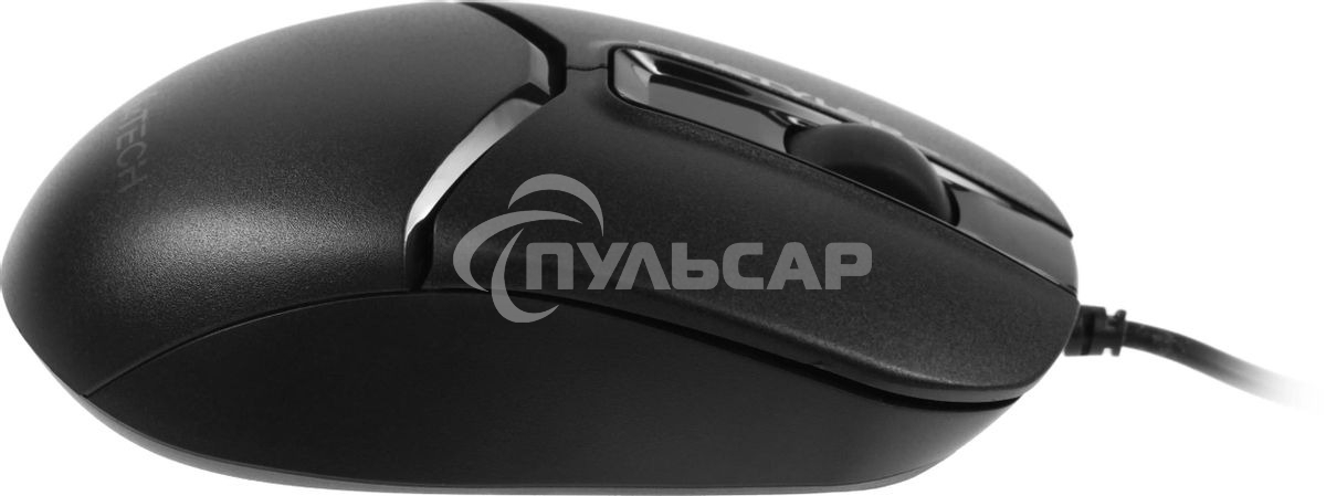 Мышь проводная A4Tech Fstyler FM12S черный, 1200 dpi, USB, кнопки - 3