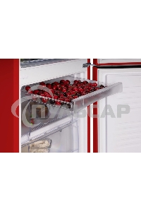 Холодильник Nordfrost NRB 161NF R красный двухкамерный 170/105 л морозилка снизу