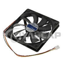 Вентилятор для корпуса 5bites FB12015S-12L3 черный, 120 x 120 x 15 мм, пластик, 1200 об/мин, 27 дБ, 3 pin