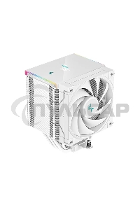 Кулер для процессора DEEPCOOL AK500 DIGITAL WH белый, 120 мм, алюминий/медь, 1850 об/мин, 28 дБ, 4 pin, 240 Вт, 160 мм