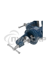 Тиски слесарные, настольные, поворотные, ширина рабочих губок 50 мм, наковальня Сибртех