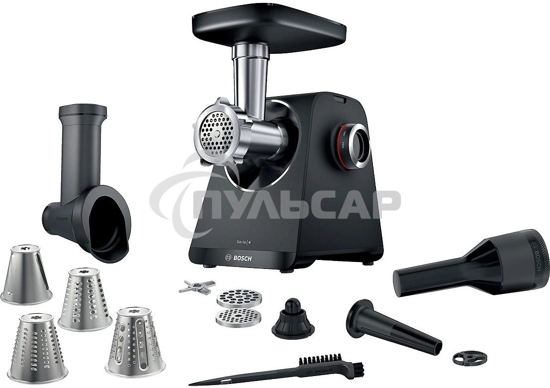 Мясорубка электрическая Bosch MFWS440B, 1900W, черный