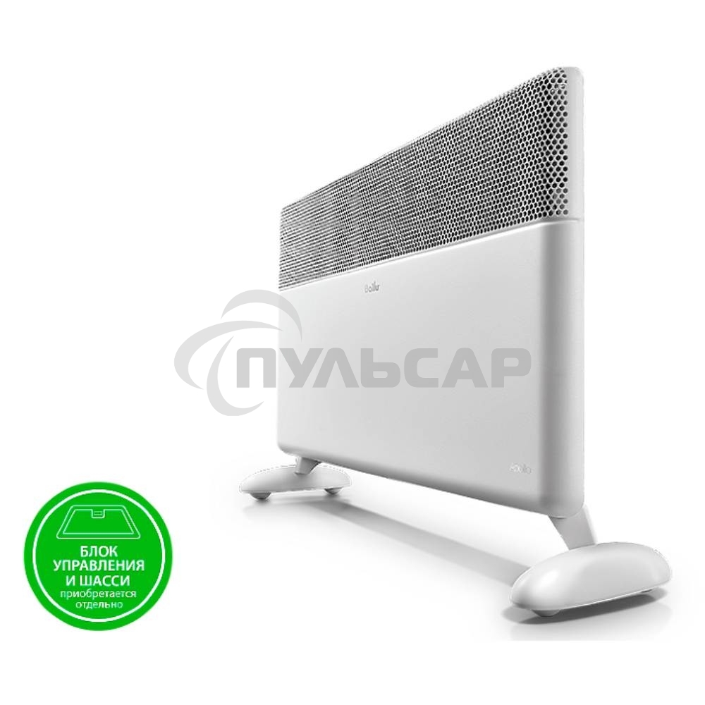 Модуль отопительный электрического конвектора Ballu Apollo Transformer BEC/AT-1000 белый, 1000 Вт, 15 м2, (для работы конвектора требуется блок управления)