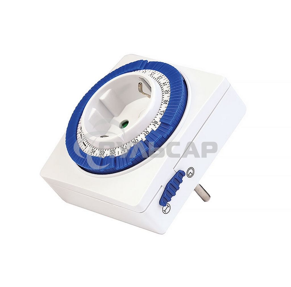 Розетка Smartbuy (SBE-STM1) таймер механический, 3600Вт