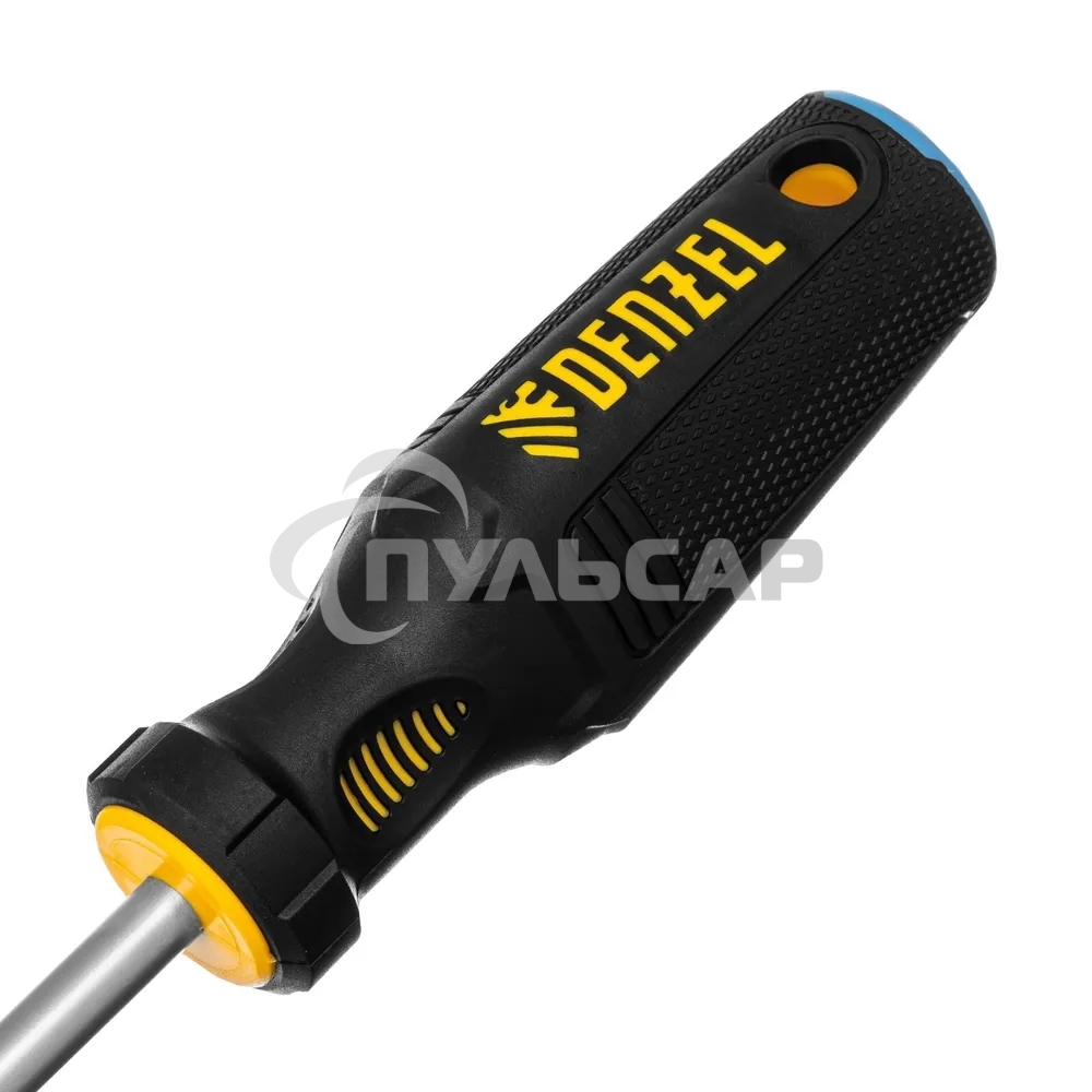 Отвертка Denzel SL8x150 мм, S2, 3к рукоятка