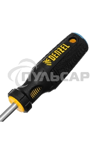 Отвертка Denzel SL8x150 мм, S2, 3к рукоятка