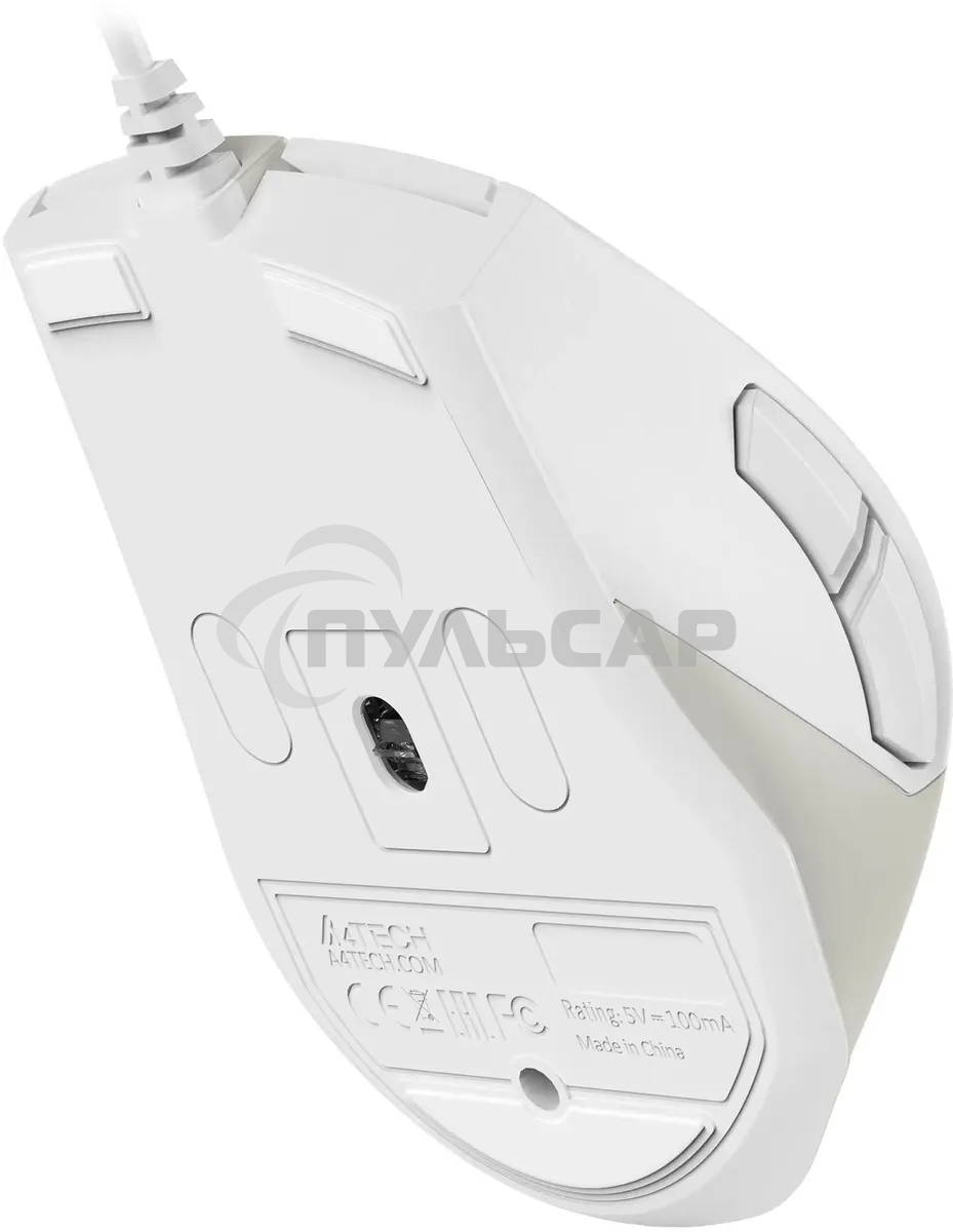 Мышь проводная A4Tech Fstyler FM45S Air бежевый, 2400 dpi, USB, кнопки - 7
