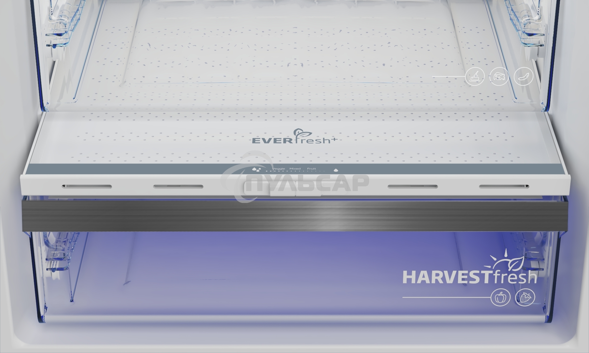 Холодильник Beko B5RCNK363ZXBR антрацит двухкамерный 220/100л морозилка снизу Total No Frost