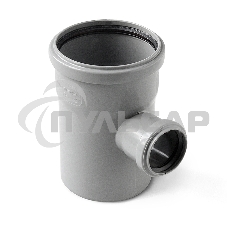 Тройник канализационный (полипропилен) 110x 50/87,5град. Тройник канализационный (полипропилен) 110x 50/87,5град.