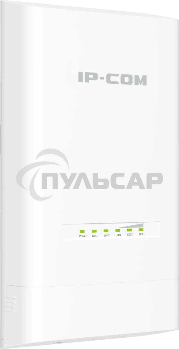 Наружная точка доступа IP-COM CPE12, 5 ГГц, до 867 Мбит/с, IP65, 1х12dbi, PoE, 2х1 Gbит/с, молниезащита 6000В