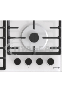 Газовая варочная панель Gorenje GT642SYW, 4 конфорки, закаленное стекло, белый