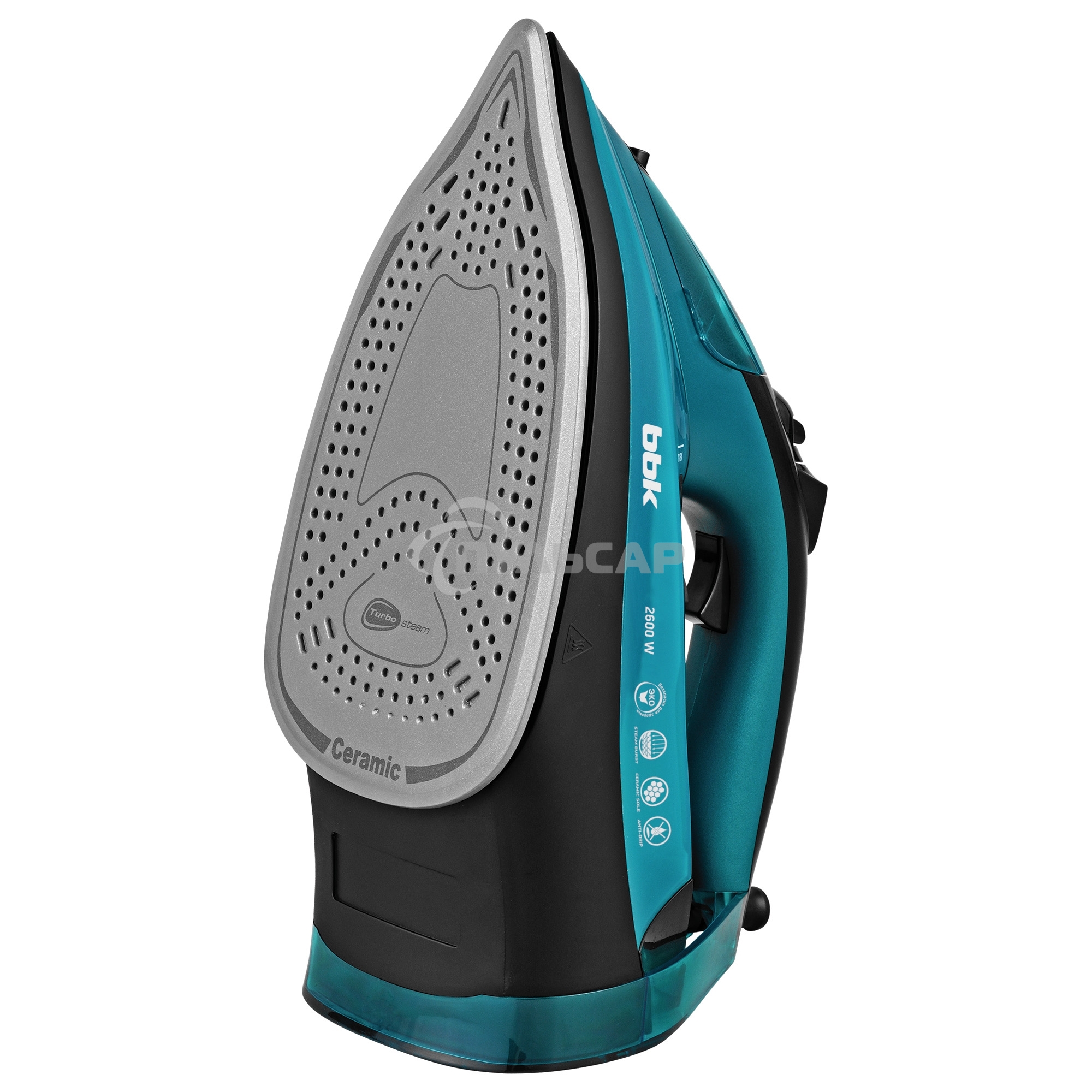 Утюг BBK ISE-2600 бирюзовый