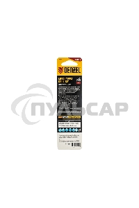 Сверло спиральное по металлу Denzel 6 x 93мм, Р6М5, Golden Tip