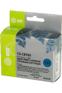 Картридж струйный Cactus CS-C8765 №131 черный (20 мл) для HP DJ 5743/5943/6543/6623/6843/6943/6983/9803/7213/7313/7413/K7103/PS 2573/2613/2713/8053/8153/8453/8753/D5063/Pro B8353