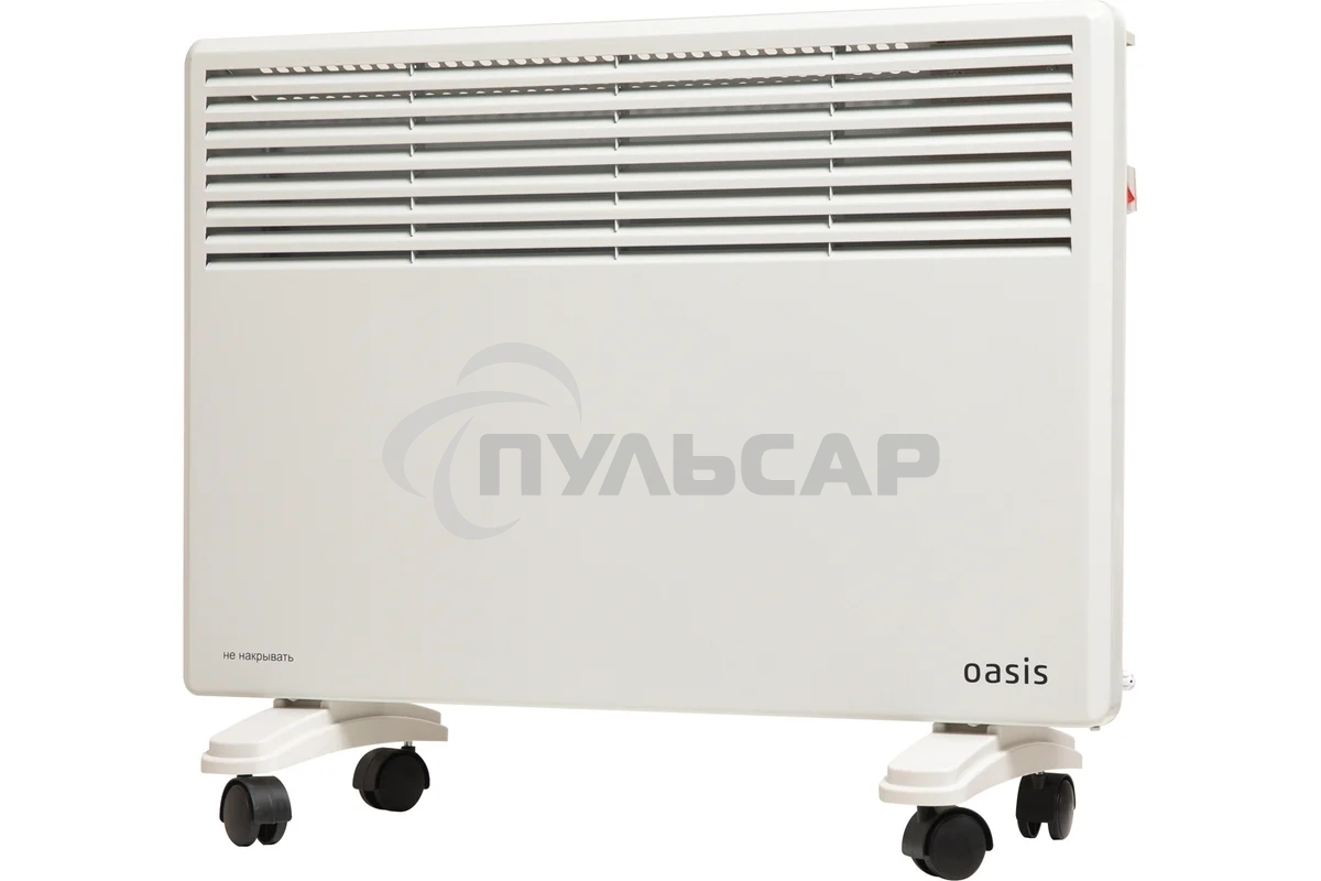 Конвектор Oasis EK-15 белый, 1500 Вт, 20 м2, термостат, дисплей