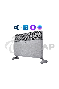 Конвектор Ballu Apollo digital INVERTER Moon Gray BEC/ATI-2501 серый, 2500 Вт, 30 м2, термостат, дисплей, WiFi