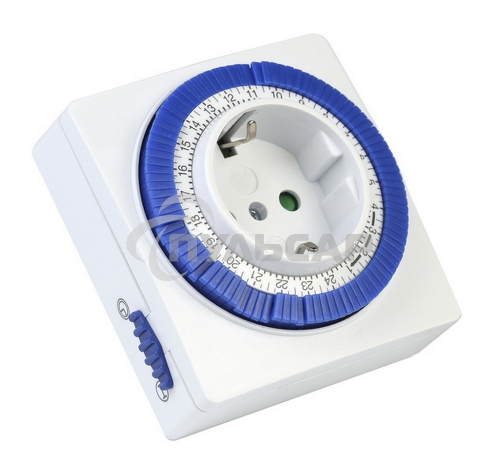 Розетка Smartbuy (SBE-STM1) таймер механический, 3600Вт