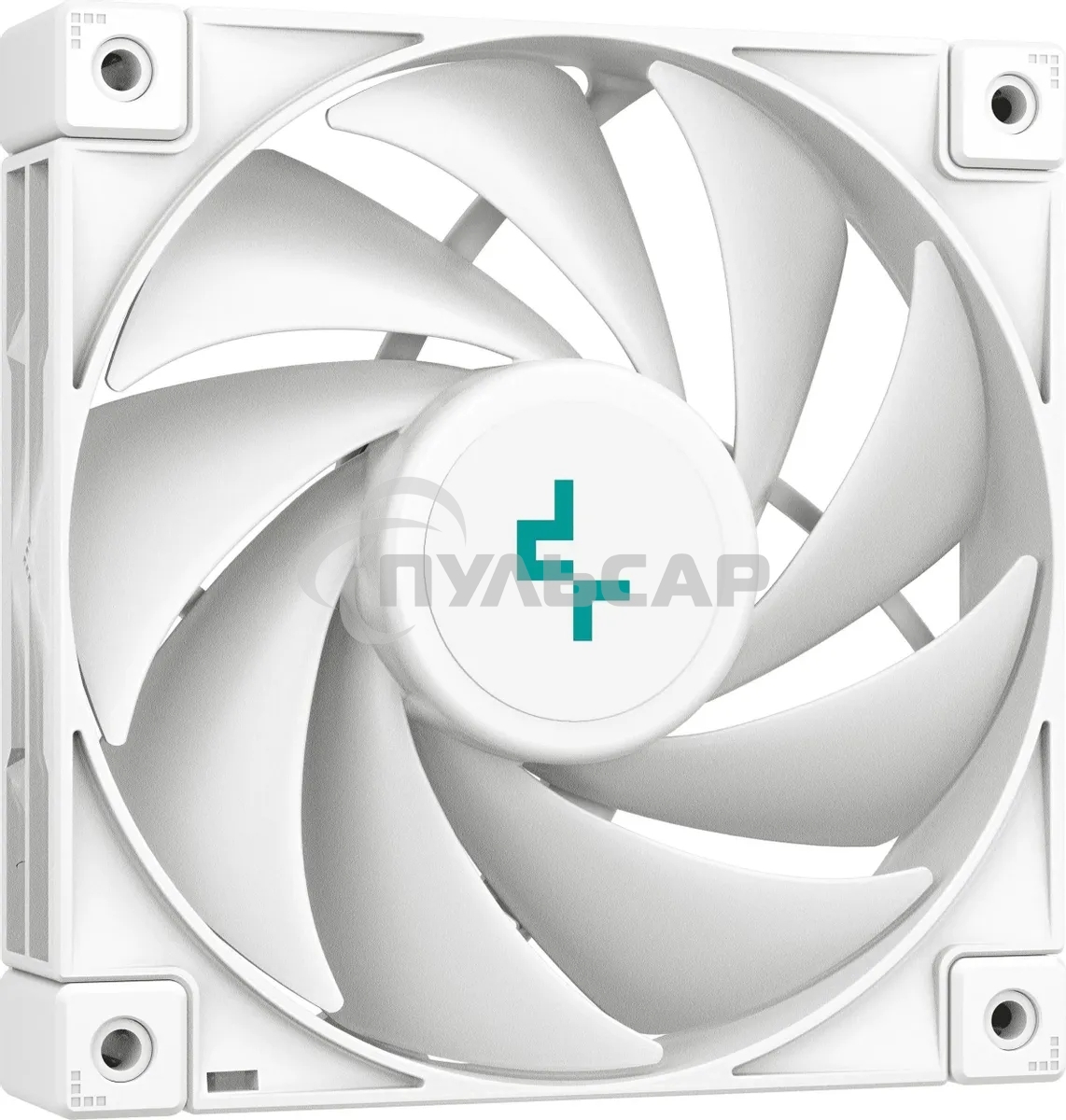 Кулер для процессора DEEPCOOL AK400 WH белый, 120 мм, алюминий/медь, 1850 об/мин, 29 дБ, 4 pin, 220 Вт, 155 мм