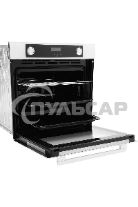 Духовой шкаф электрический встраиваемый Hyundai HEO 6772 WG белый