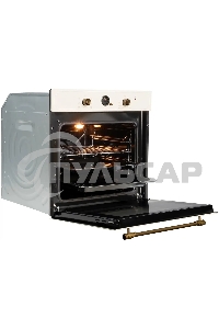 Духовой шкаф электрический встраиваемый Zigmund & Shtain E 138 X бежевый