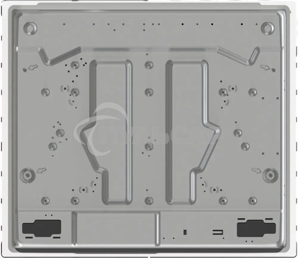Газовая варочная панель Gorenje GT642SYW, 4 конфорки, закаленное стекло, белый