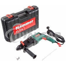 Перфоратор Hammer Flex PRT800D 800 Вт SDS+ 26мм 0-1245об/мин 2.6Дж 3 режима кейс