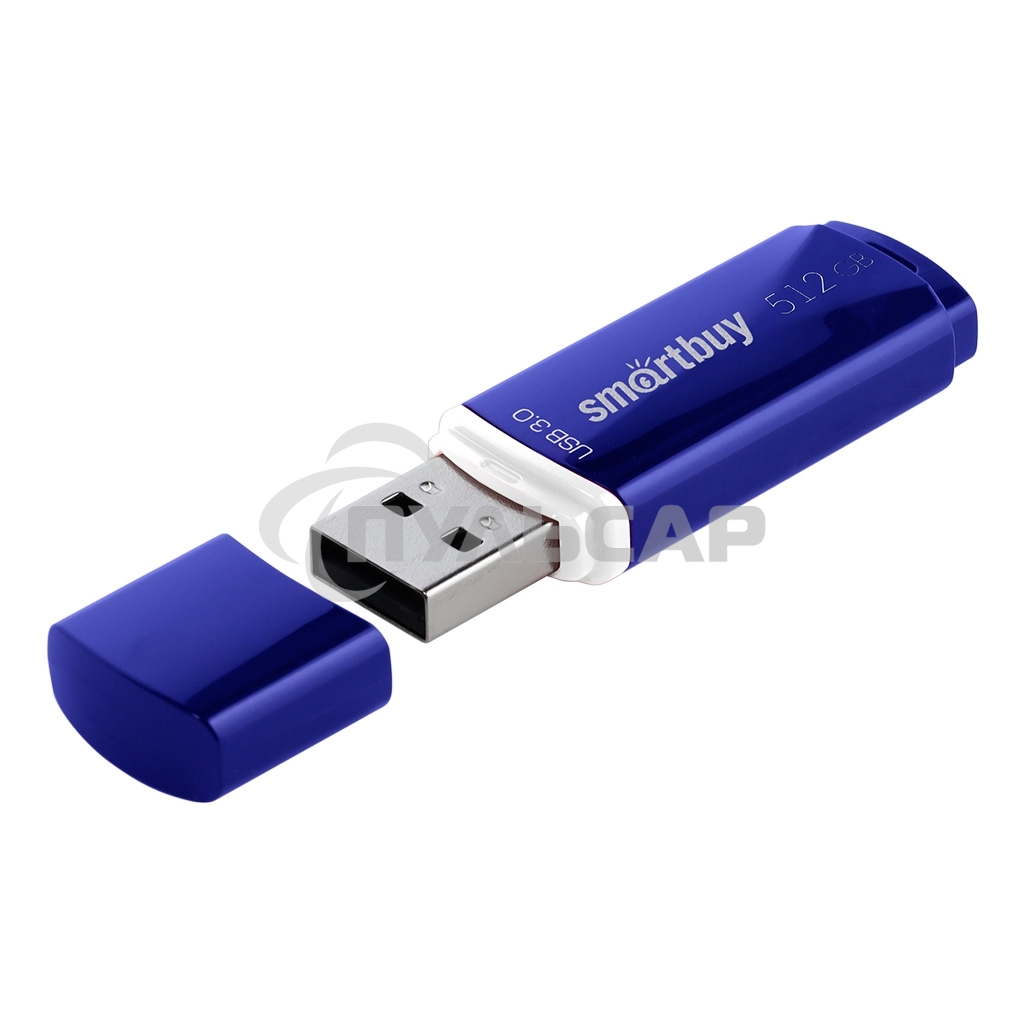 Флешка USB Smartbuy (SB512 GbCRW-B) UFD 3.0/3.1 512 Gb Crown Blue