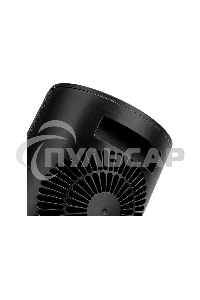 Тепловентилятор керамический Denzel DTFC-1200S, черный, 600/1200 Вт, 12 м2, 3 режима, термостат